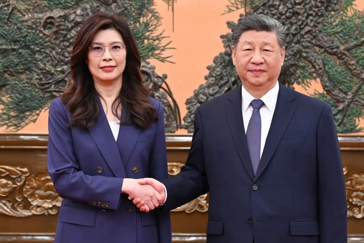 Tayvan muxolifati yetakchisi Pekinda Si Jinping bilan uchrashdi