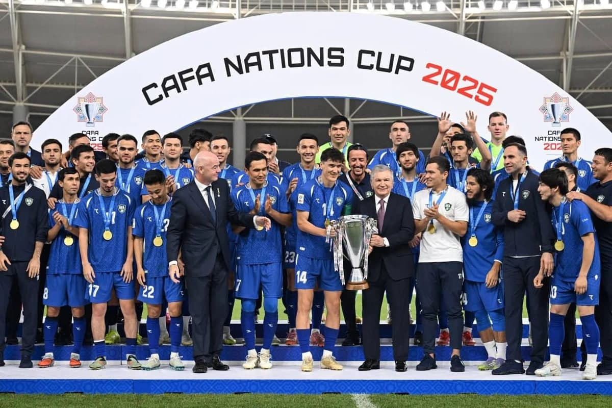 Uzbekistan rises in FIFA rankings following CAFA Nations Cup triumph