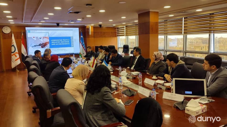 O‘zbekiston–Misr: to‘qimachilikda qo‘shma korxonalar tashkil etiladi