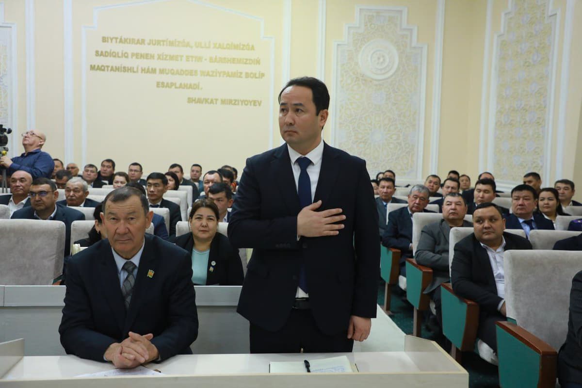 Тахиатош туманига янги ҳоким тайинланди