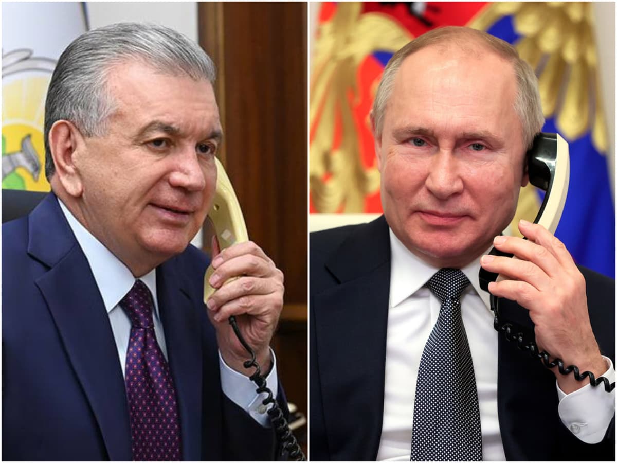 Шавкат Мирзиёев ва Владимир Путин телефон орқали мулоқот қилди