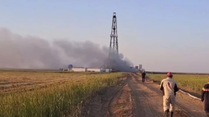 Mo‘ynoqda otilib chiqqan katta bosimdagi gaz jilovlandi
