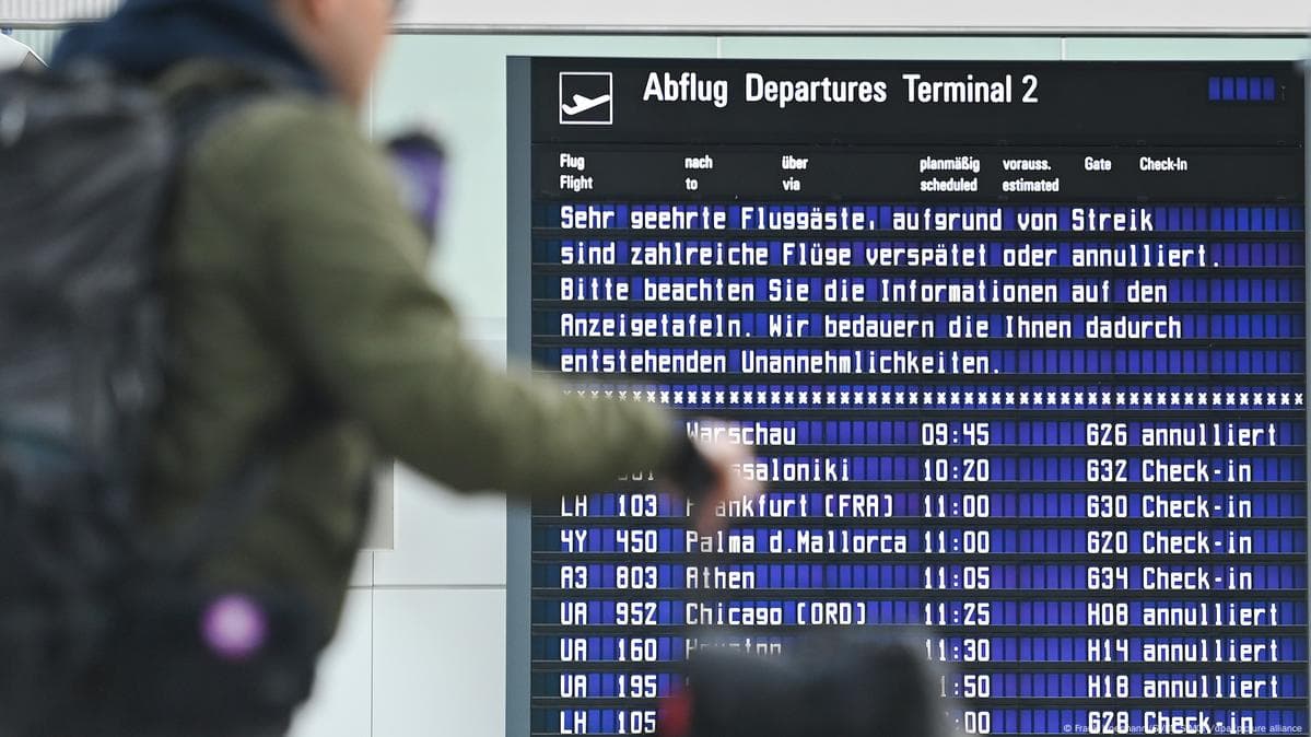 Myunxen va Hamburg aeroportlari xodimlari ish tashlash e’lon qildi