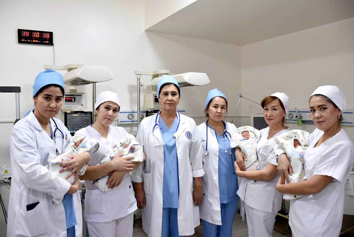 Qashqadaryoda 4 nafar egizak chaqaloq tug‘ildi