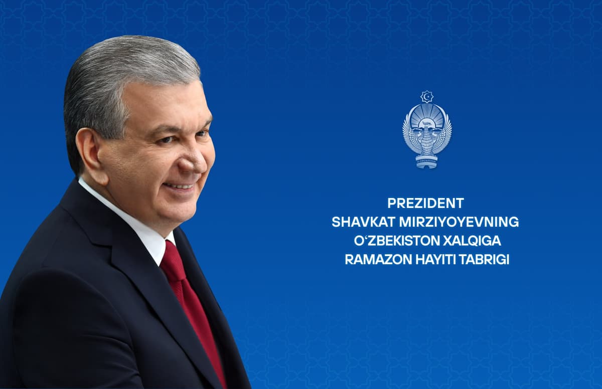 Shavkat Mirziyoyev O‘zbekiston xalqini Ramazon hayiti bilan tabrikladi