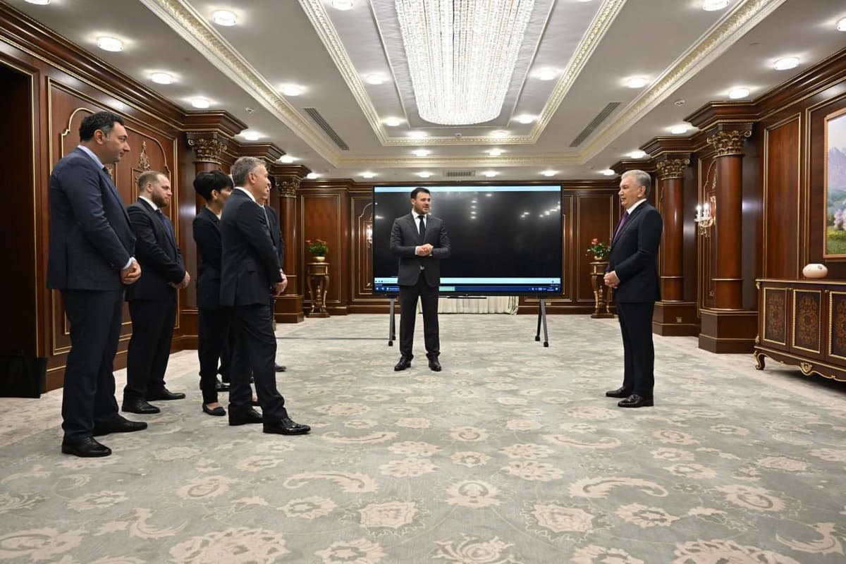 Мирзиёеву показали мастер-план туристического центра Sea Breeze Uzbekistan