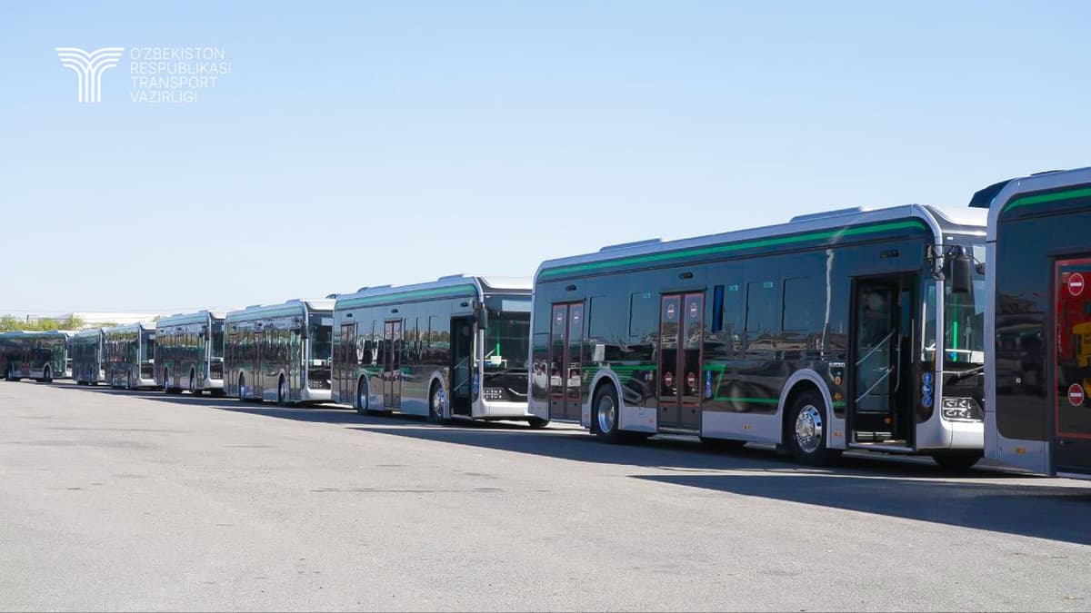 Toshkentga 1200 ta elektrobus va avtobuslar olib kelinadi