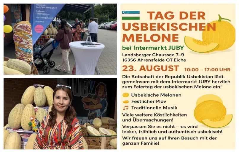 Germaniya poytaxtida "Qovun sayli" festivali tashkil etildi