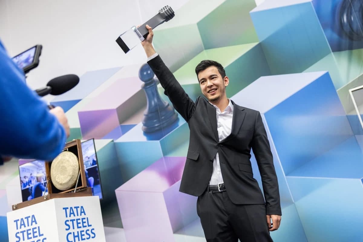 Nodirbek Abdusattorov Tata Steel Chess turniri chempioni bo‘ldi