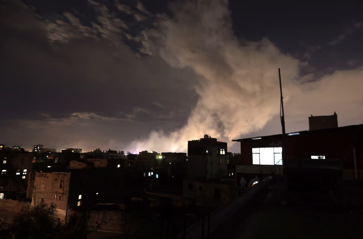 AQSh Tramp buyrug‘idan keyin Yamandagi husiychilarga aviazarbalar bermoqda