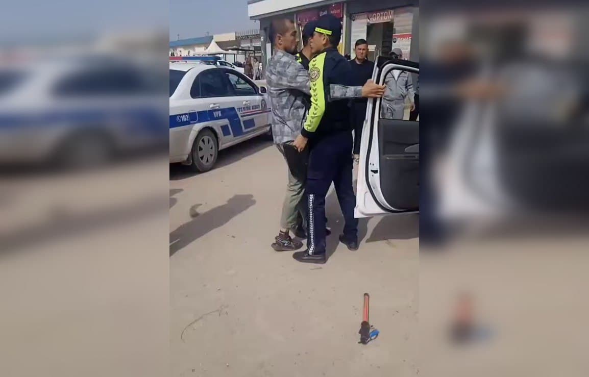 Qashqadaryoda YPX xodimiga faol qarshilik ko‘rsatgan haydovchi qamoqqa olindi