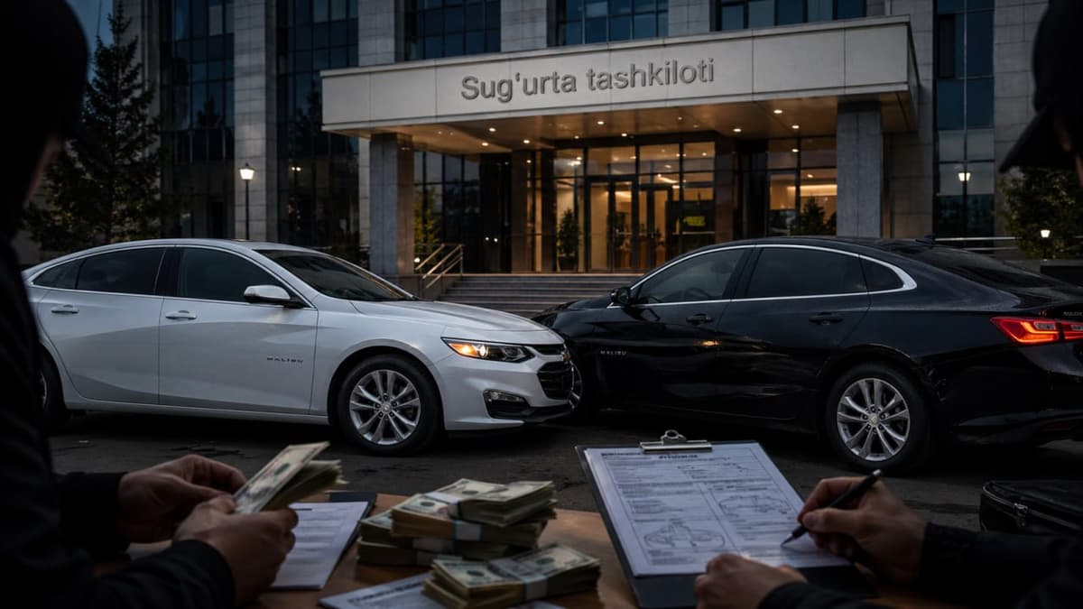 14 ta soxta YTH va “jabrdiyda” Malibu’lar: Toshkentda sug‘urta firibgarligi sxemasi fosh qilindi