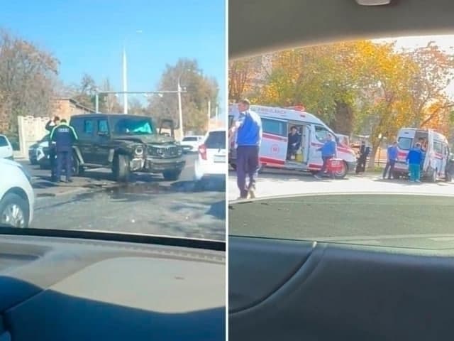 Toshkentda «Mercedes-Benz» tez yordam avtomobili bilan to‘qnashdi
