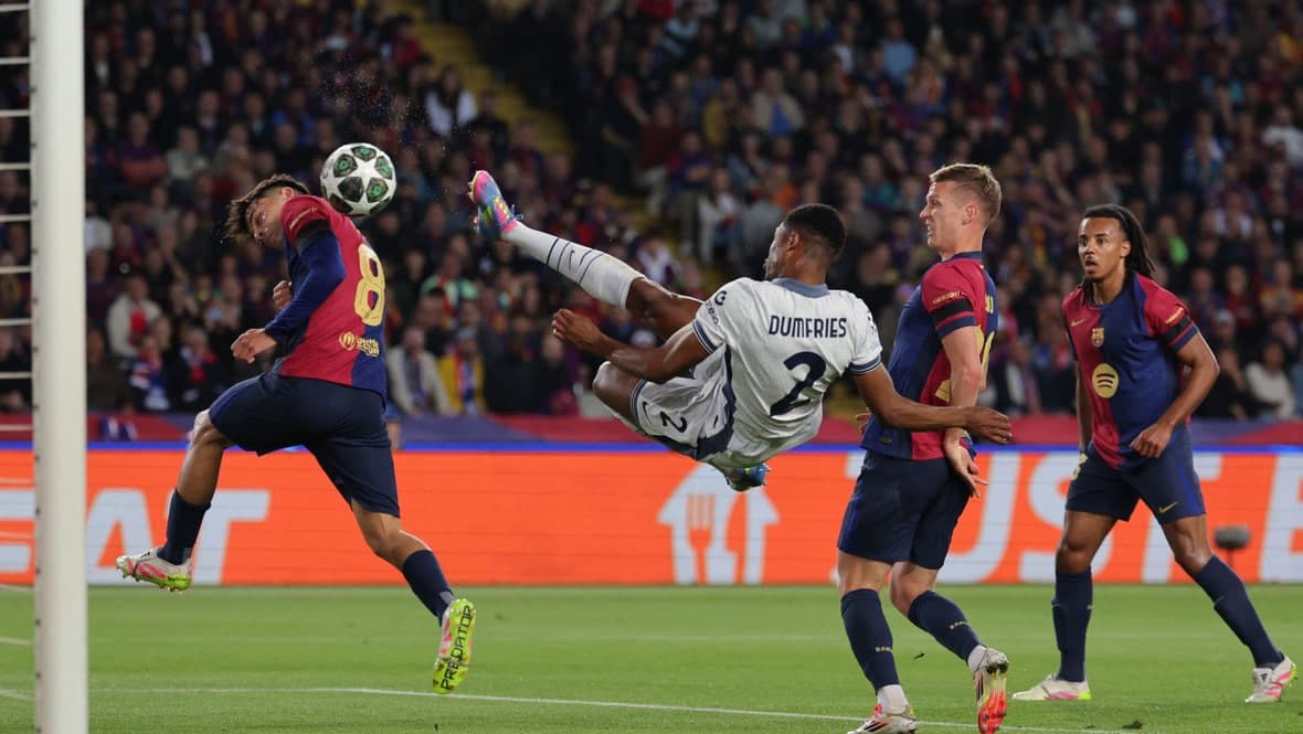 YeChLda yana bir supero‘yin. «Barselona» va «Inter» jami 6 ta gol urishdi