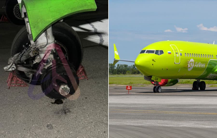 Farg‘ona aeroportida Rossiya samolyotining g‘ildiragi chiqib ketdi