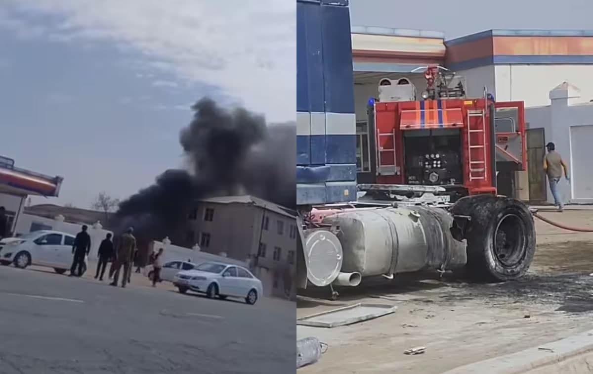 Qoraqalpog‘istonda yuk mashinasining baki portlab ketdi. Jarohat olganlar bor