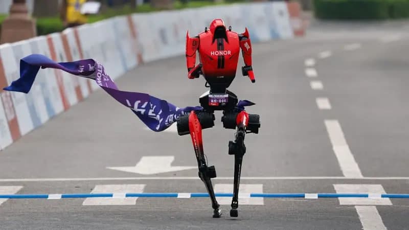 Robot poygada inson o‘rnatgan rekordni yangiladi