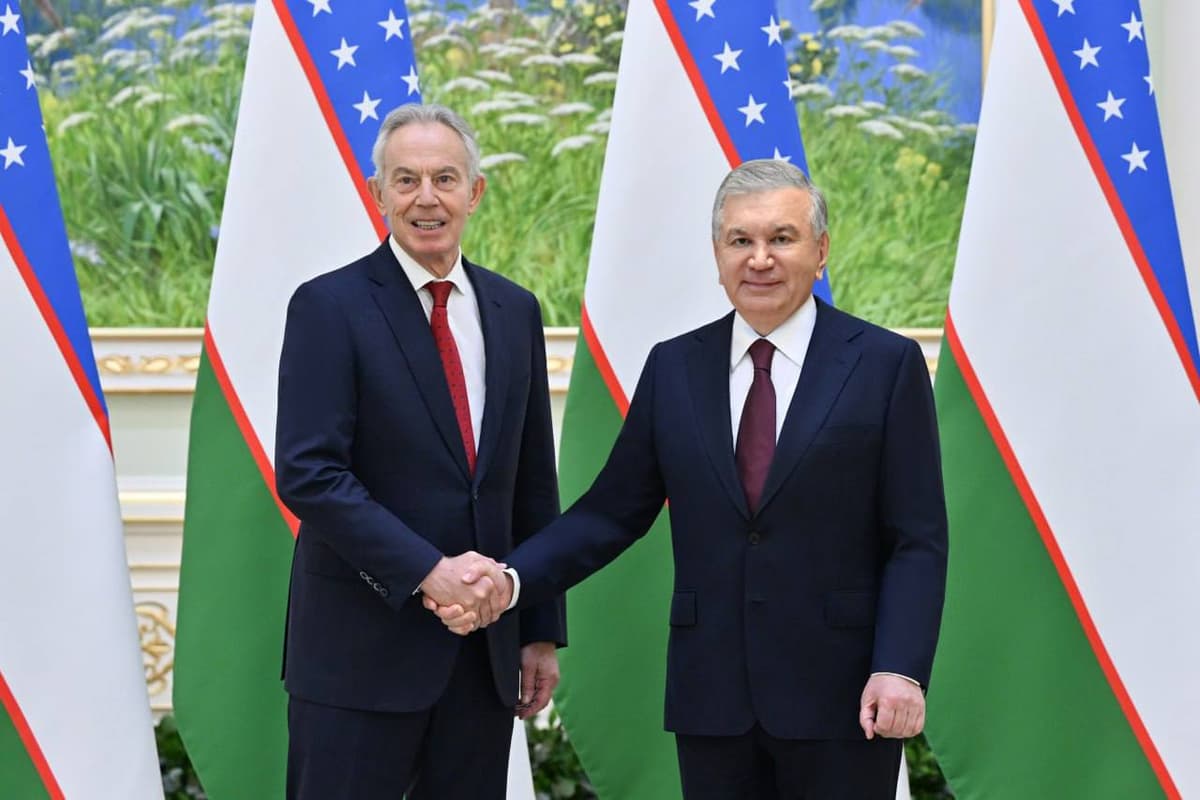 Shavkat Mirziyoyev Britaniya sobiq bosh vaziri Toni Bler bilan uchrashdi