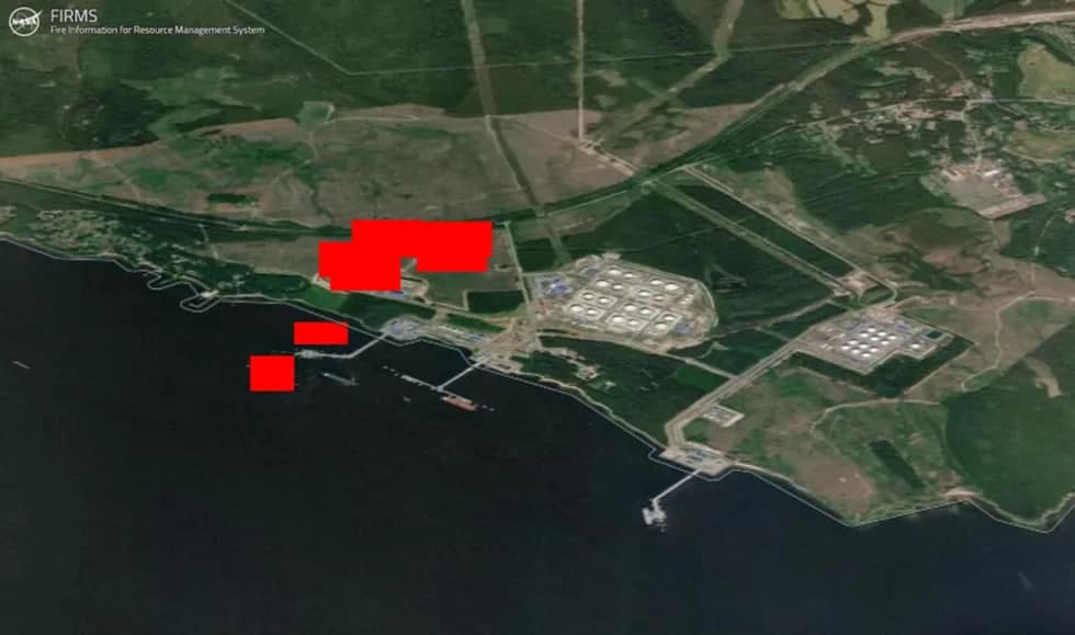 Ukraina Boltiqbo‘yidagi neft obektlariga zarba berdi