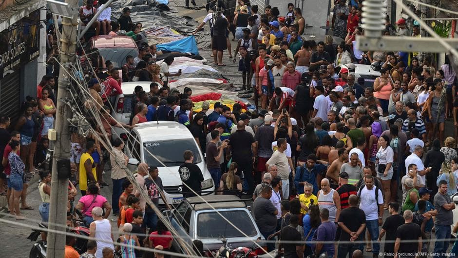Braziliyada narkomafiyaga qarshi operatsiya: deyarli 120 kishi halok bo‘ldi
