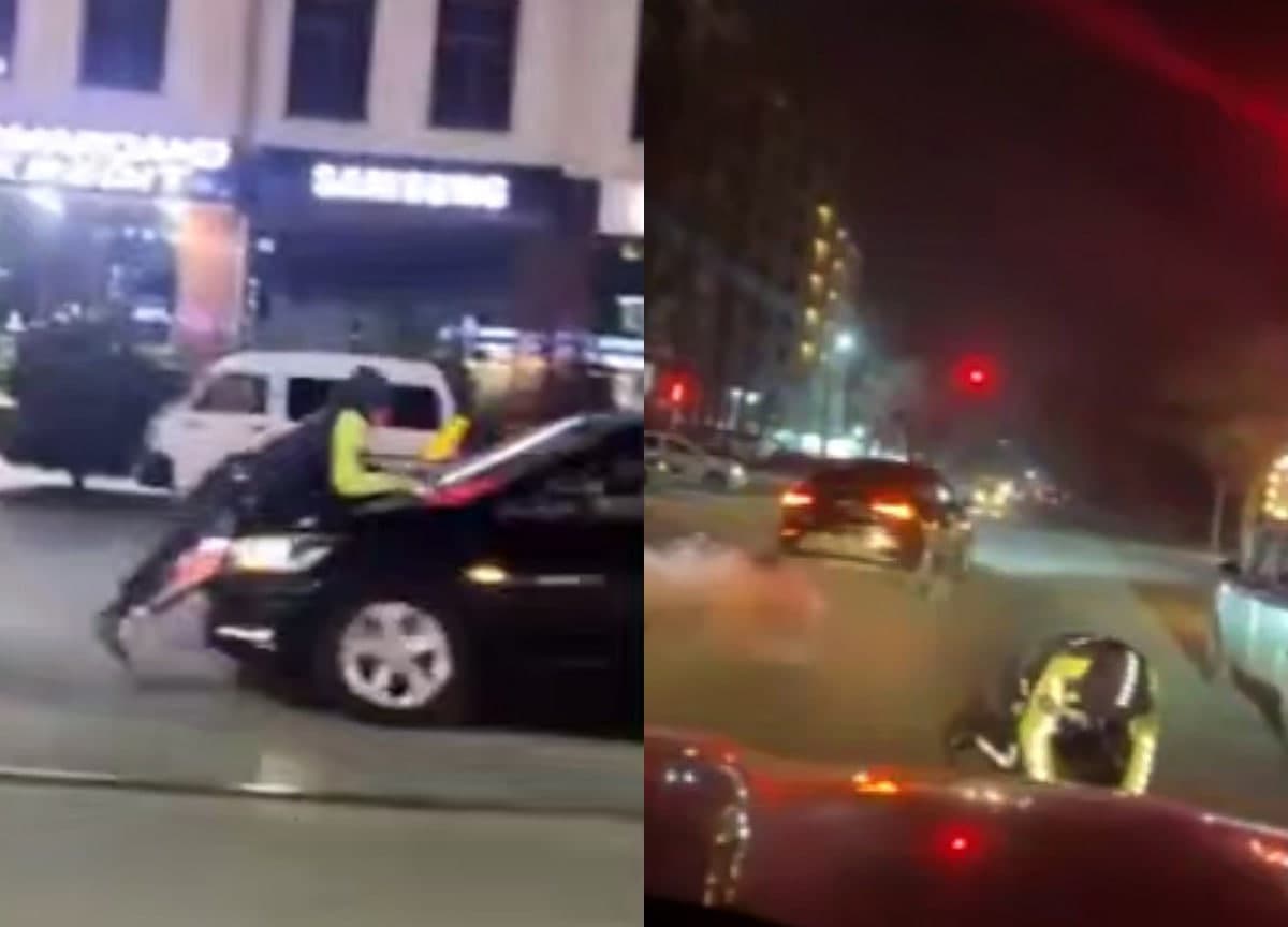 Самарқандда машинасини ЙПХ ходими устига ҳайдаган ҳайдовчи қамоққа олинди