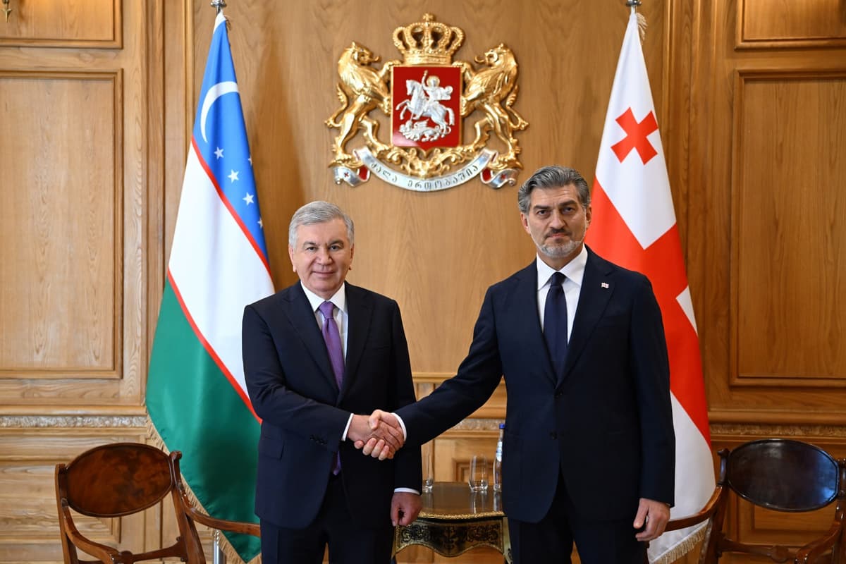 Shavkat Mirziyoyev Tbilisida Gurjiston prezidenti bilan muzokara o‘tkazdi