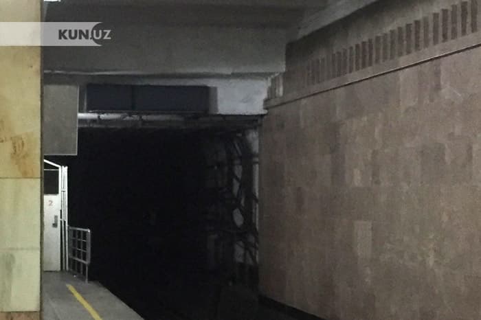 Toshkent metro bekatlaridagi oraliq vaqtni ko‘rsatuvchi soat muayyan muddat ishlamaydi