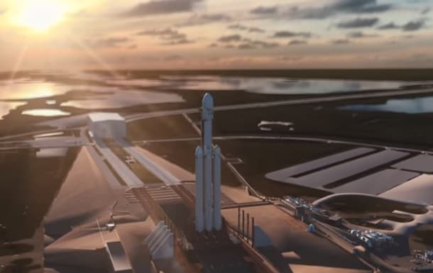 Eng yangi Falcon Heavy raketasi parvozining animatsion roligi namoyish qilindi (video) 