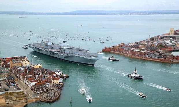 Britaniyaning yaqinda safga kiritilgan eng yirik aviatashuvchi kemasida nosozlik aniqlandi
