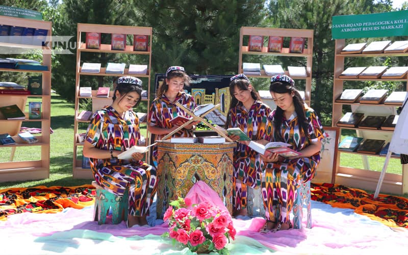 Samarqandda «Kitob bayrami» o‘tkazildi - fotolar