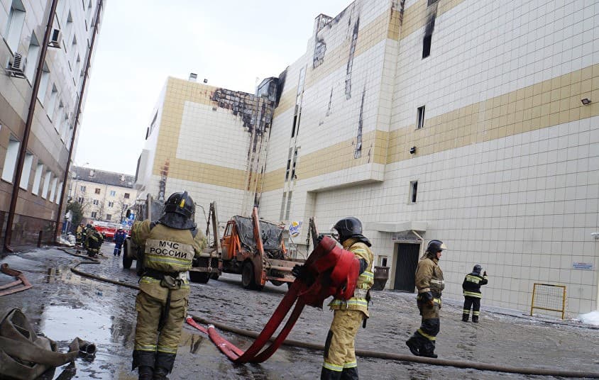 Kemerovodagi "Zimnyaya vishnya" savdo markazi o‘zboshimchalik bilan qurilgan