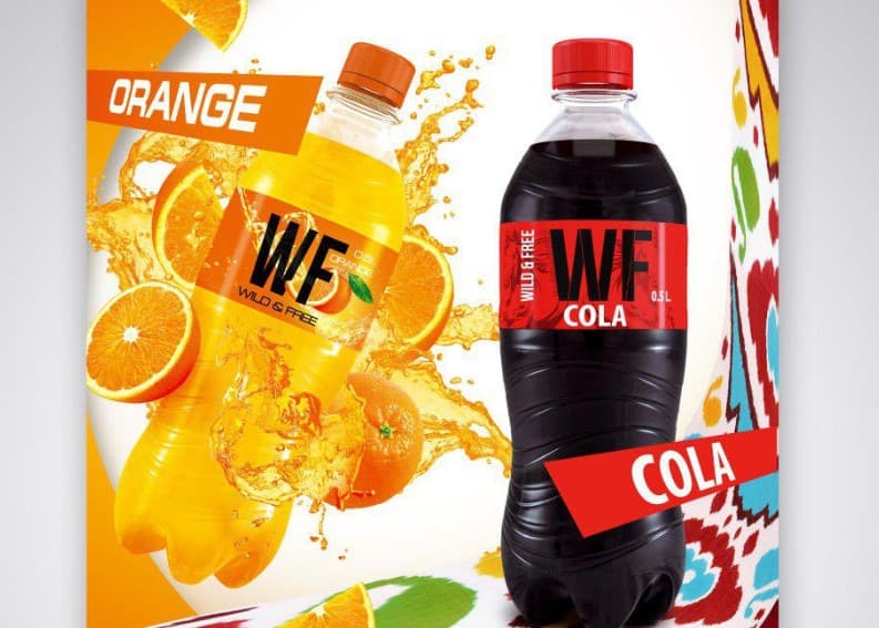 Diqqat, yangi mahsulot: WF Cola, WF Orange va WF Mojito