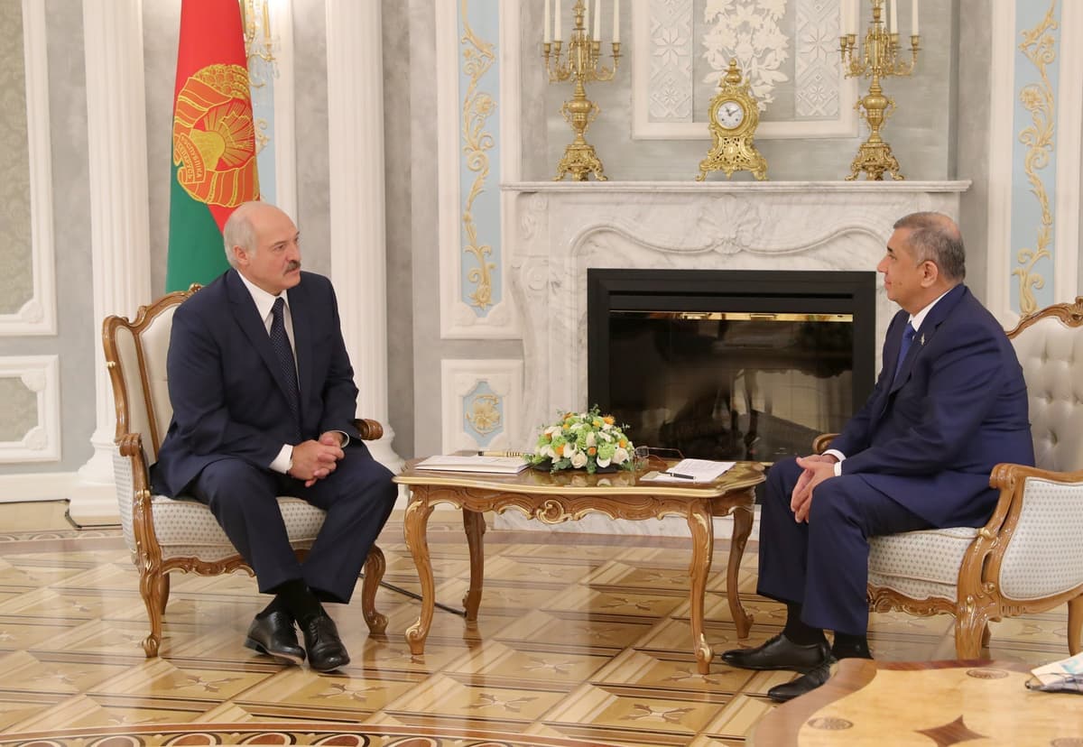 Nig‘matulla Yo‘ldoshev Aleksandr Lukashenko bilan uchrashdi