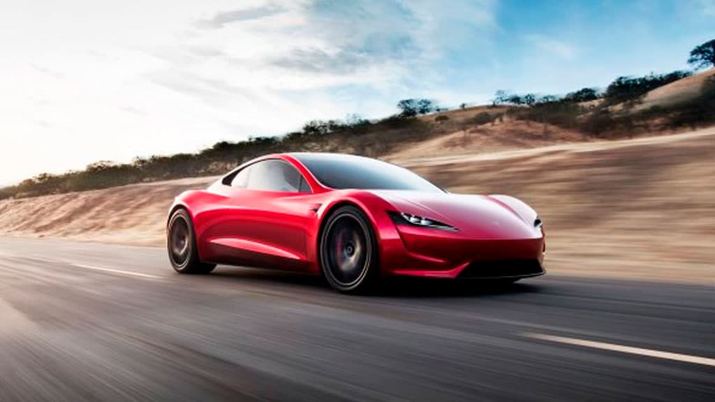 Tesla Roadster электромобилининг янги дизайни намойиш қилинди