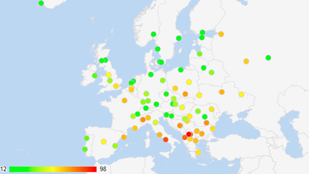 Европанинг энг ифлос шаҳарлари маълум қилинди