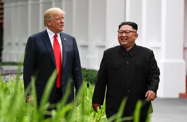 Tramp Kim Chen Inga o‘zining limuzinini ko‘rsatdi