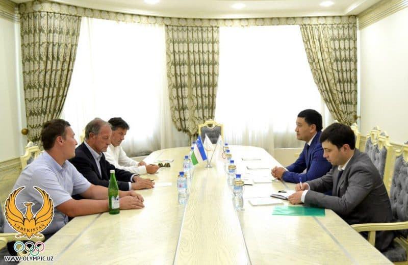 Umid Ahmadjonov Italiya futbol federatsiyasi mutasaddilari bilan uchrashdi