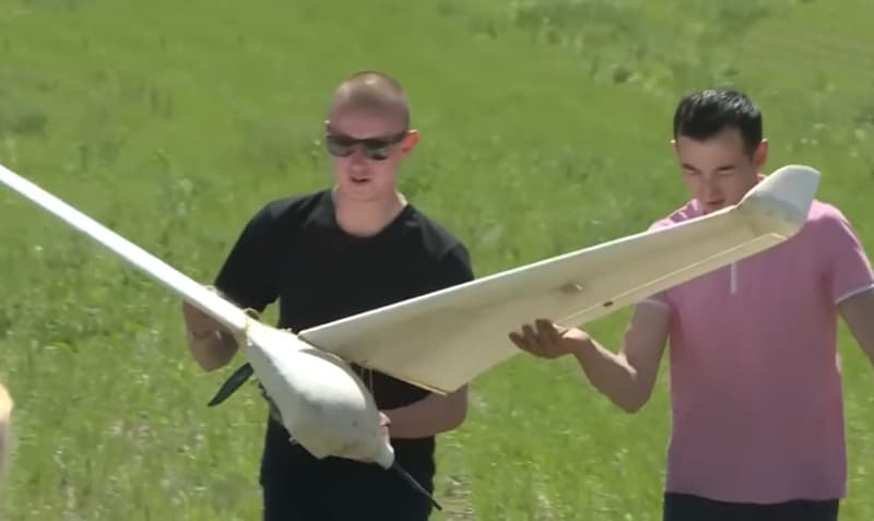 Qozog‘iston pochtasi droni taqdimot vaqtida quladi (video)