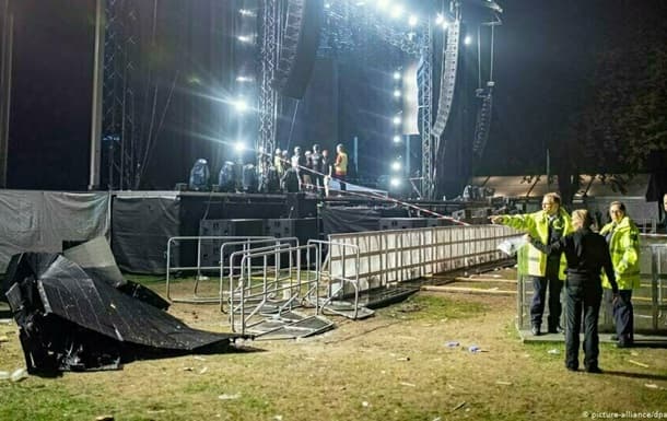 Germaniyadagi konsertda ekran qulashi oqibatida 28 kishi jabrlandi