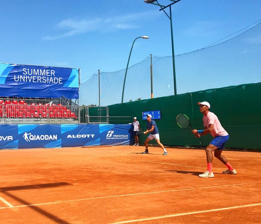 O‘zbekistonlik tennischi yigitlar Butunjahon talabalar univerciadasida finalga chiqdi