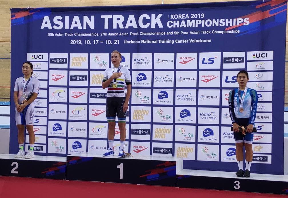 Olga Zabelinskaya velotrekda yana Osiyo chempioni bo‘ldi