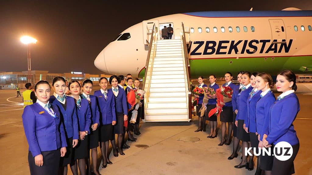 “O‘zbekiston havo yo‘llari” navbatdagi Dreamlinerʼni qabul qildi 