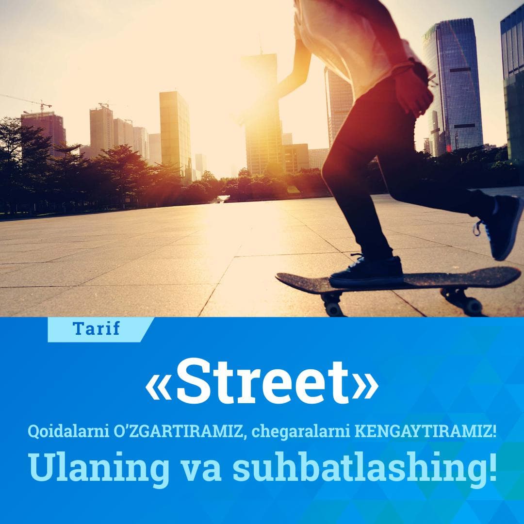 UZMOBILE tarif to‘plamlarining cheksiz imkoniyatlari! 