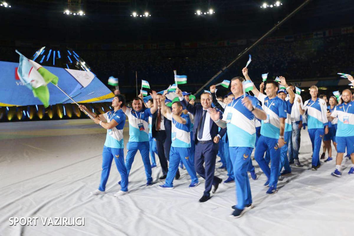 Foto: Italiyada yozgi universiada o‘yinlarining ochilish marosimi bo‘lib o‘tdi