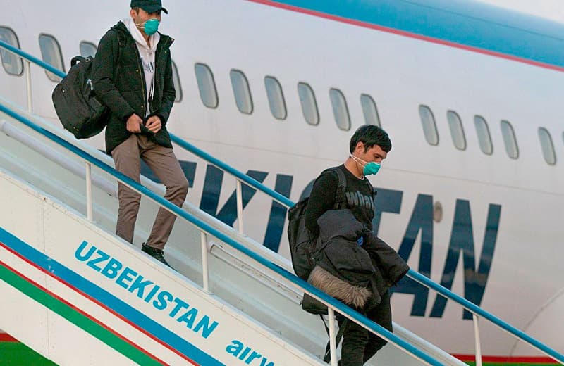 Seuldan kelgan yo‘lovchilar Toshkent aeroportida vaqtincha sanitariya izolyatsiyasiga joylashtirildi