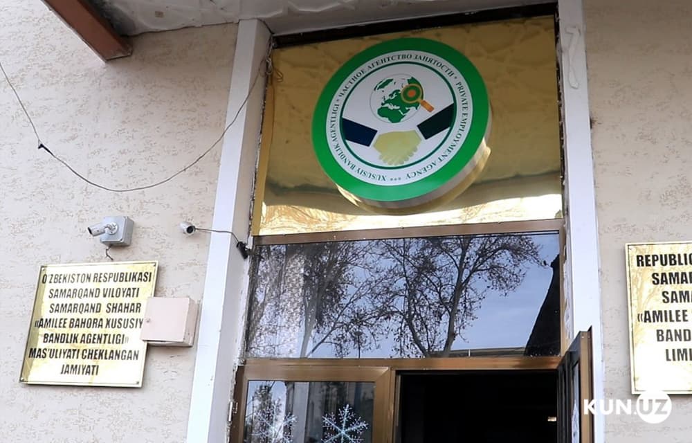 Fuqarolar yana bir xususiy bandlik agentligi faoliyatidan norozi