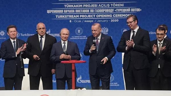 Putin va Erdo‘g‘an «Turk oqimi» gaz quvurini rasman ishga tushirishdi