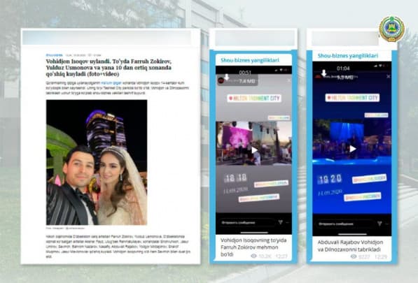 Xonanda Vohidjon Isoqovga bitta jarima solingan va uning miqdori 4,46 million so‘m bo‘lgan – Toshkent shahar DSENB