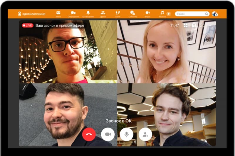 “Odnoklassniki”da video qo‘ng‘iroqlar translatsiyasini ishga tushirish imkoniyati paydo bo‘ldi