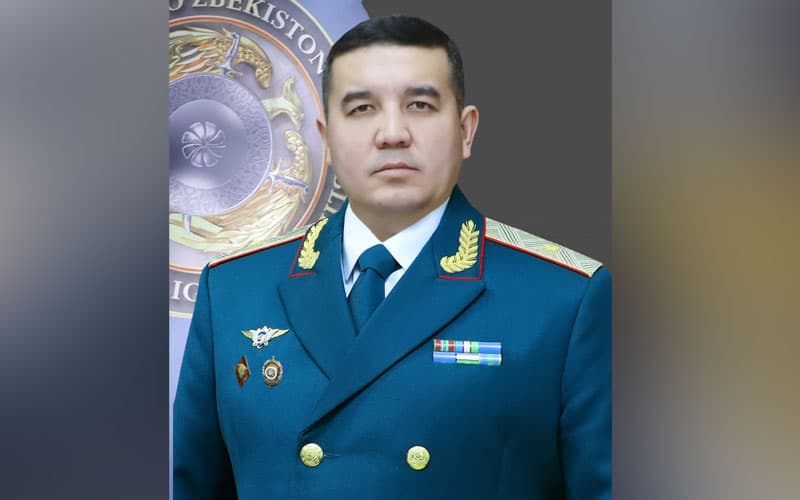 Toshkent shahar IIBB boshlig‘iga general-mayor unvoni berildi